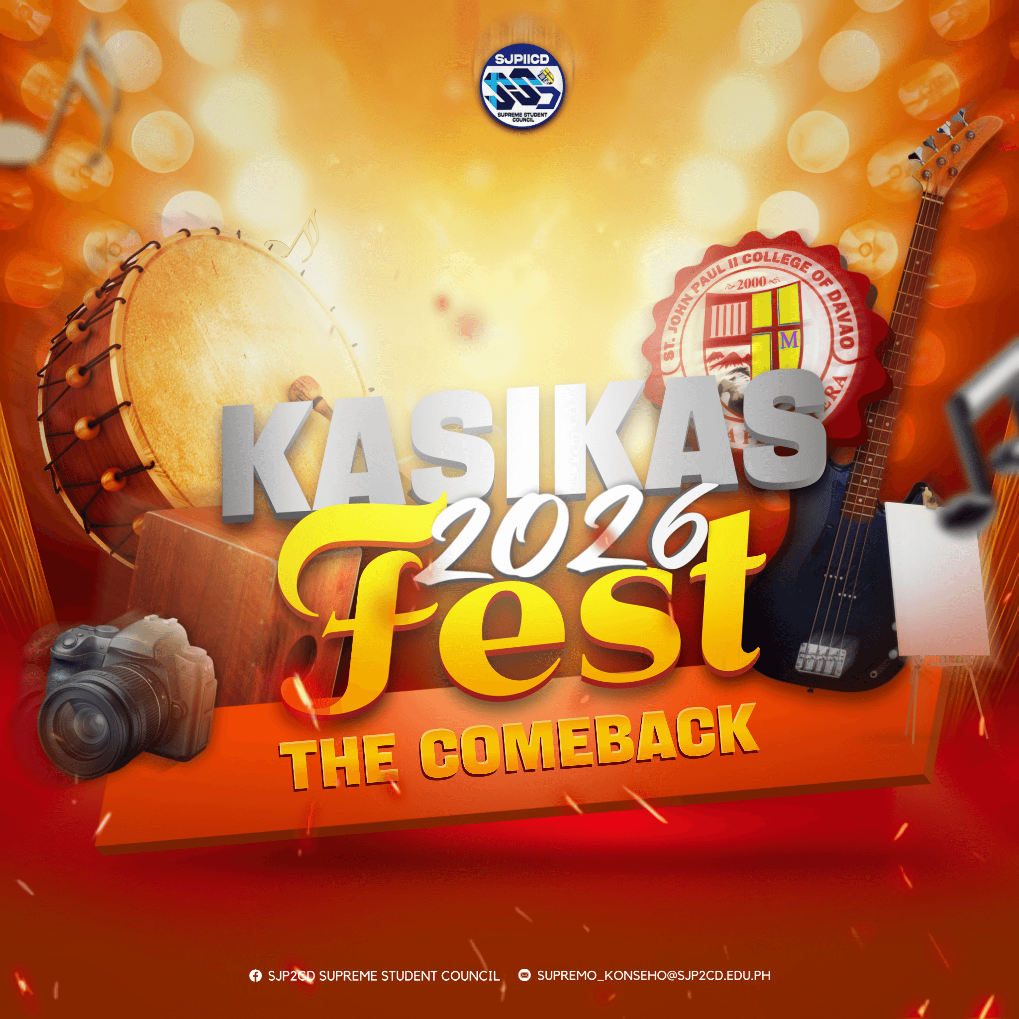 KASIKAS Fest 2026: The Comeback | Student Fest Poster